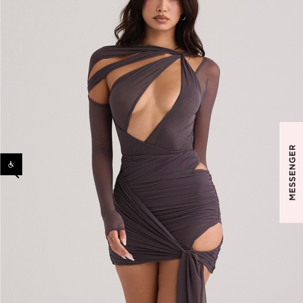 house of CB lilah bodysuit and skirt set size XS